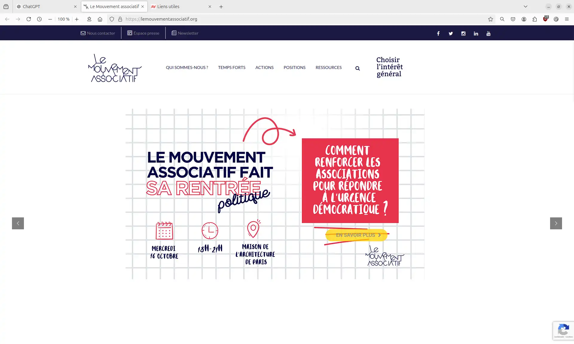 Le mouvement associatif