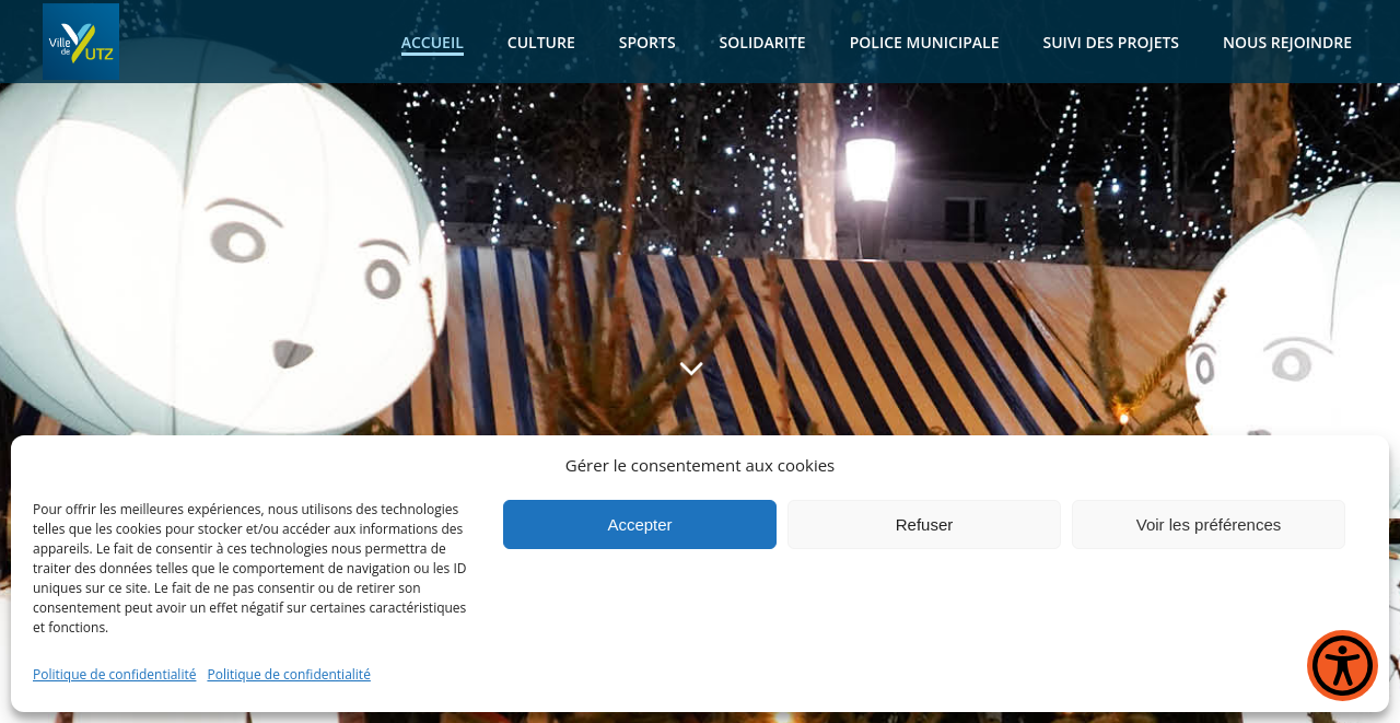 Site internet de la commune de Yutz